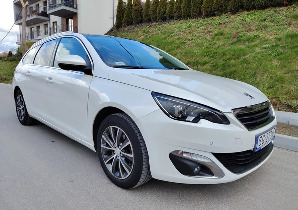 Peugeot 308 cena 43500 przebieg: 126150, rok produkcji 2017 z Rzeszów małe 667